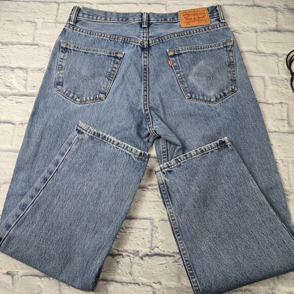 Levi's 550 Men's Jeans Red Tab Straight Leg 100% Cotton 2014 size 34 - Picture 11 of 16